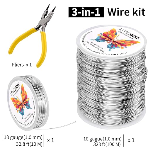 18 Gauge Aluminum Wire 328 Feet KSVZS Bendable Metal Wire - Image 5