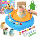 Pottery Wheel for Kids– Complete DIY Pottery Painting Kit for Ages 8-12 by Weilim