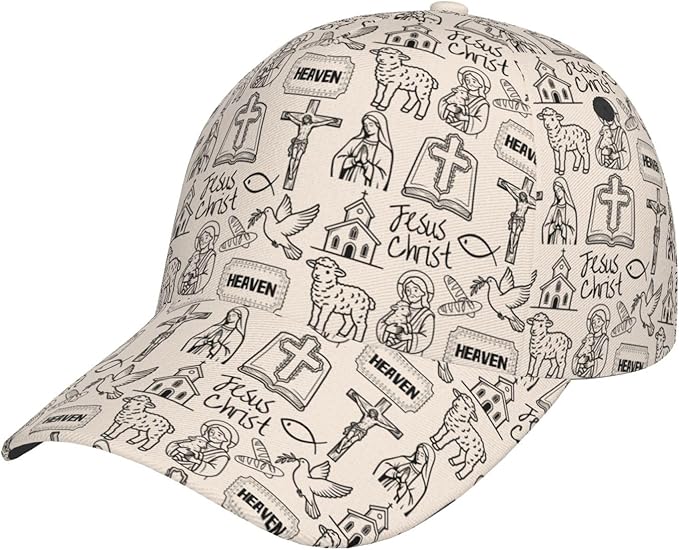 Jesus Baseball Cap Christian Trucker Hat Easter Hats Religion Snapback Cap Adjustable for Women Men