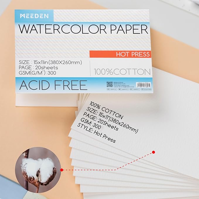 MEEDEN Watercolor Paper Block - Image 2