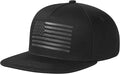 UALON Baseball Cap, Snapback Trucker Hat for Men & Women with American Flag and Adjustable, Breathable Mesh, Flat Bill Hats