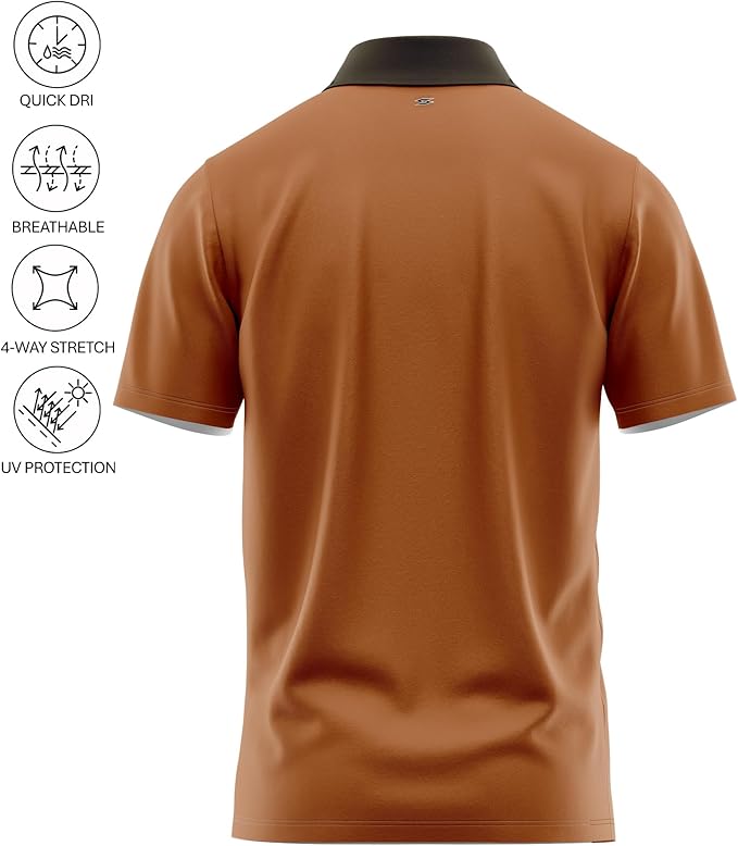 Funny Parody Golf Polo Shirt – Fun Movie Performance Quick Dry UPF Sun Protection Moisture Wicking Casual Wear Shocker Golf