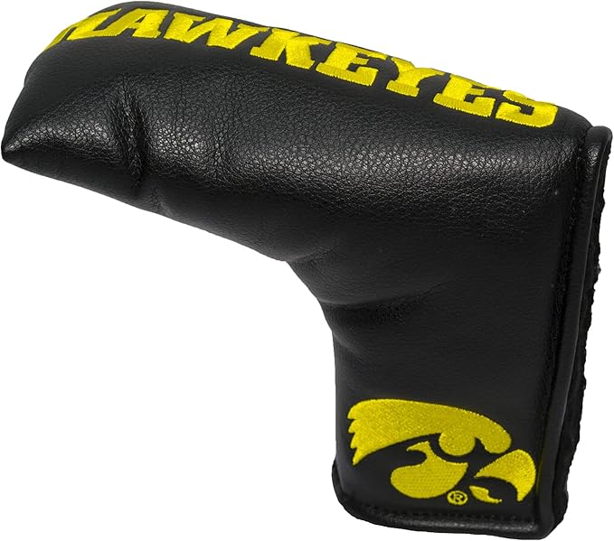 Team Golf NCAA Golf Club Vintage Blade Putter Headcover, Form Fitting Design, Fits Scotty Cameron, Taylormade, Odyssey, Titleist, Ping, Callaway