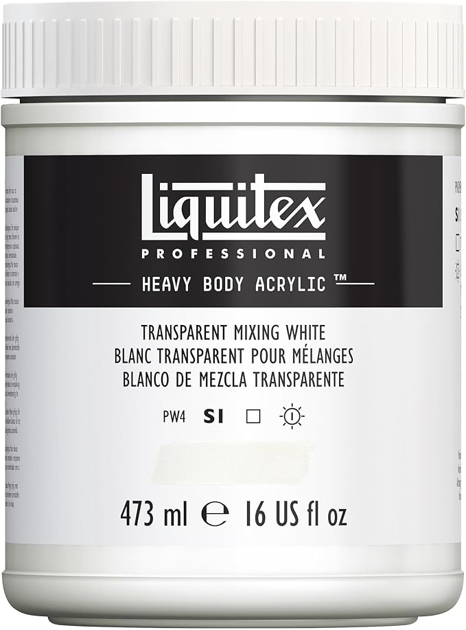 Liquitex Professional Heavy Body Acrylic Paint, 16-oz Pot, Transparent Mixing by Liquitex