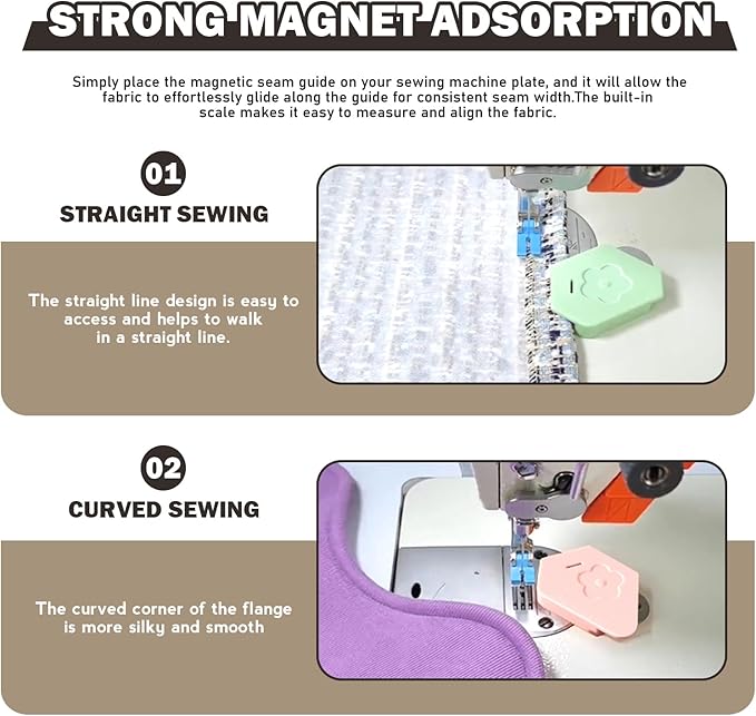 Wshxjzyay 3 Pack Magnetic Seam Guide - Image 5