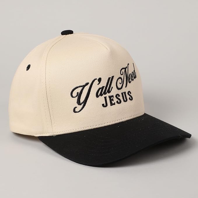 MIRMARU Two-Tone Vintage Canvas Trucker Hats for Men & Women, Adjustable Size Baseball Caps with Trendy Embroidered Design