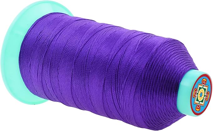 Mandala Crafts Bonded Nylon Thread Violet Heavy Duty Sewing Threads - Image 2