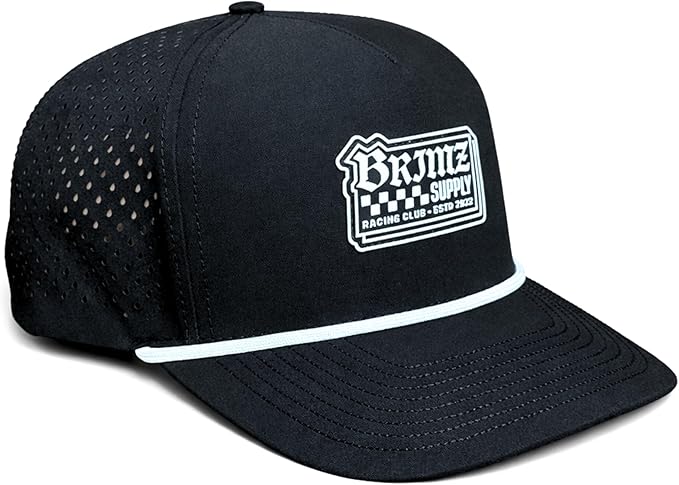 BRIMZ Outdoor Performance Hat - Water & Sweat Resistant Hats - Breathable & Moisture-Wicking Snapback