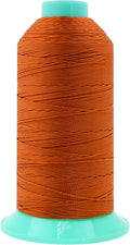 Mandala Crafts Bonded Nylon Thread Burnt Orange Heavy Duty Sewing Threads by MandalaCrafts