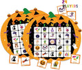XZENTIRA Halloween 24 Players Games, Pumpkin Bingo Game Cards Set by XZENTIRA