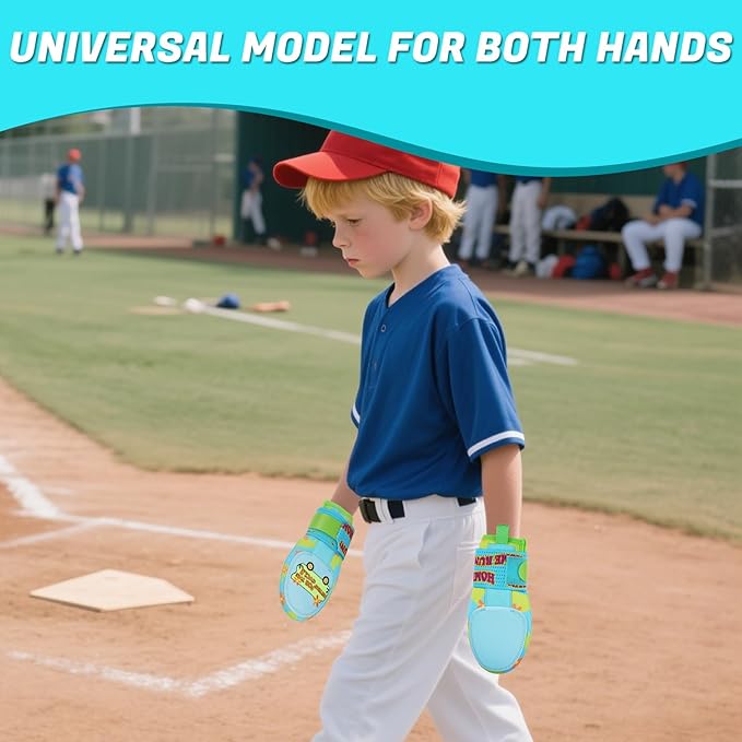 Baseball Sliding Mitt - Sliding Mitt for Youth - Drippy Drip Accessory Gingerbread Man, Coco, Scary HaHa - Softball