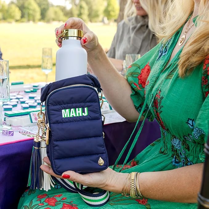 WanderFull® Original HydroBag® Collection, Water Bottle Holder, Gift for Women, Mom, Girlfriend, w/Strap & Phone Pocket, Hands-Free Crossbody Water Bottle Bag