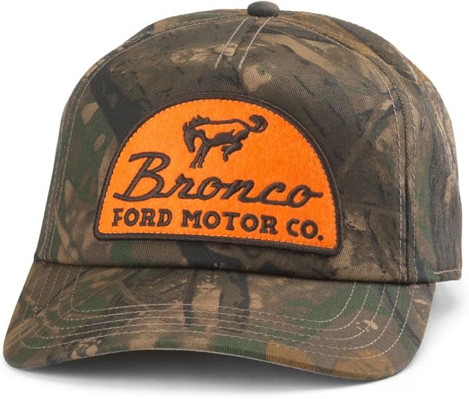 AMERICAN NEEDLE Ford Bronco Patch Unisex Adjustable Snapback Baseball Hat
