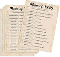 80th Birthday Party Games, Music of 1945 Games, Birthday Party Supplies by QUPT