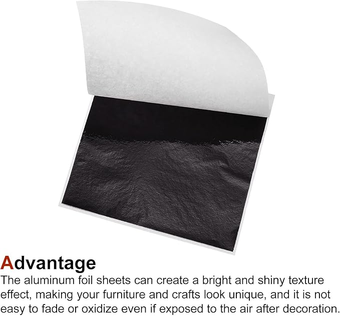 MECCANIXITY Gold Leaf Foil Sheet, 3.3 x 3.1inch - Image 4