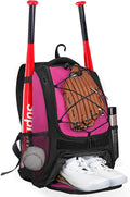 Goloni | Baseball Backpack,Baseball Bag for Adult,Softball Bat Bag with Shoes Compartment,Large Main Compartment for Helmet & accessories, Fence Hook