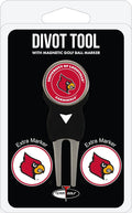 Team Golf NCAA Divot Tool with 3 Golf Ball Markers Pack, Markers are Removable Magnetic Double-Sided Enamel