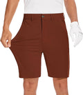 JWM Mens 7"/9" Stretch Golf Shorts - Lightweight Hybrid Casual Dress Work Flat Front Shorts with 5 Pockets Quick Dry UPF50