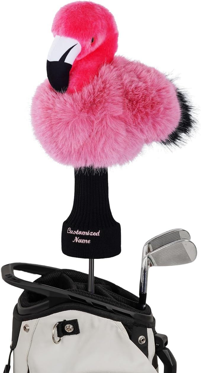 mytag Funny Golf Club Head Covers, Animal Plush Driver Headcover, Golf Headcover Fits Standard 460cc Driver Head