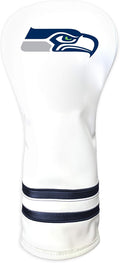 Team Golf NFL Pittsburgh Steelers White Vintage Fairway Head Cover White Vintage Fairway Golf Club Headcover, Form Fitting Design, Retro Design