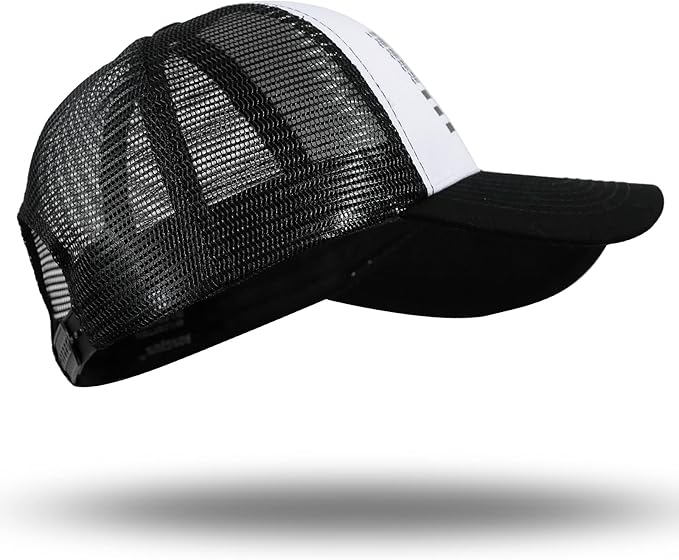 American Flag Trucker Hat - Snapback Hat, Baseball Cap for Men Women - Breathable Mesh Side, Adjustable Fit - for Casual Wear