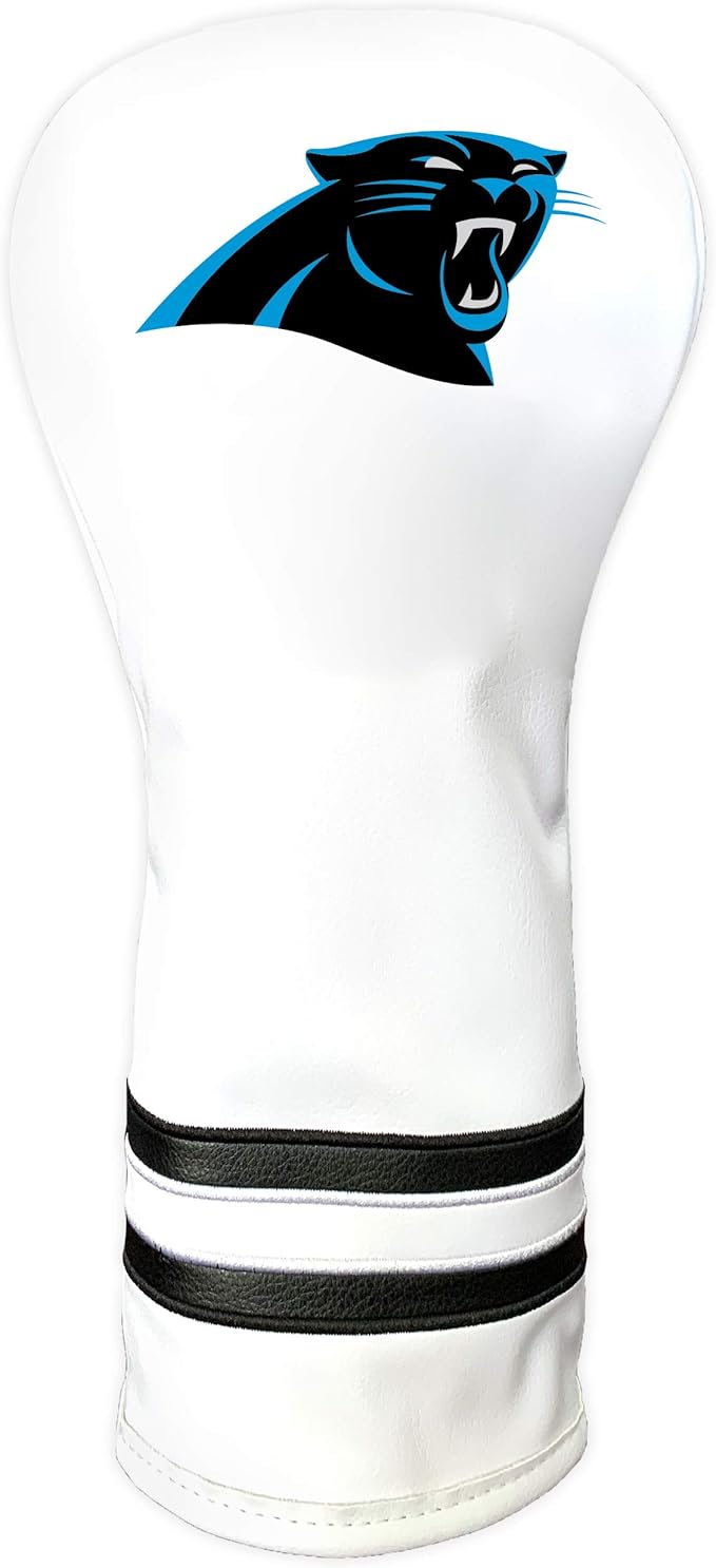 Team Golf NFL Pittsburgh Steelers White Vintage Fairway Head Cover White Vintage Fairway Golf Club Headcover, Form Fitting Design, Retro Design