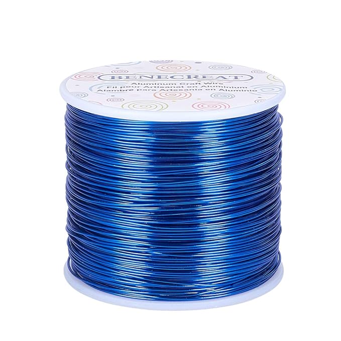BENECREAT 20 Gauge 770FT Aluminum Wire Anodized Jewelry Craft Making Beading by BENECREAT