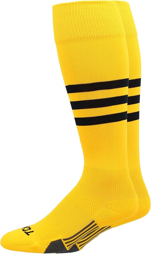 MadSportsStuff Softball Socks Baseball Socks | White & Team Colors | USA Made | Sizes for Girls, Youth Boys, Men & Women
