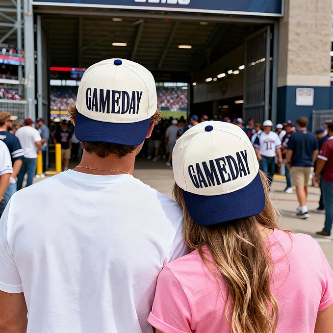 Game Day Hat for Women Men, World Cup Hat Football Softball Basketball Caps
