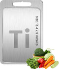 Titanium Cutting Board with Juice Groove-Pure Titanium Cutting Boards by Unknown