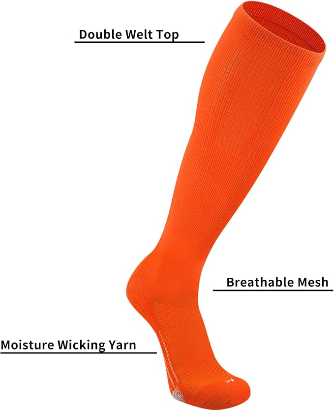 Youth Elite Baseball/Softball Socks & Belt Combo (3 Pairs of Socks with 1 Belt)