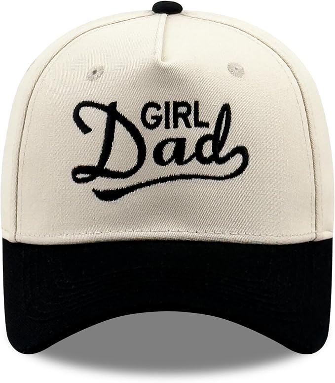 Embroidered Baseball Cap, Cotton Dad Hat, Fun & Heartfelt Stitching, Adjustable Casual Outdoor Hat for Men Women