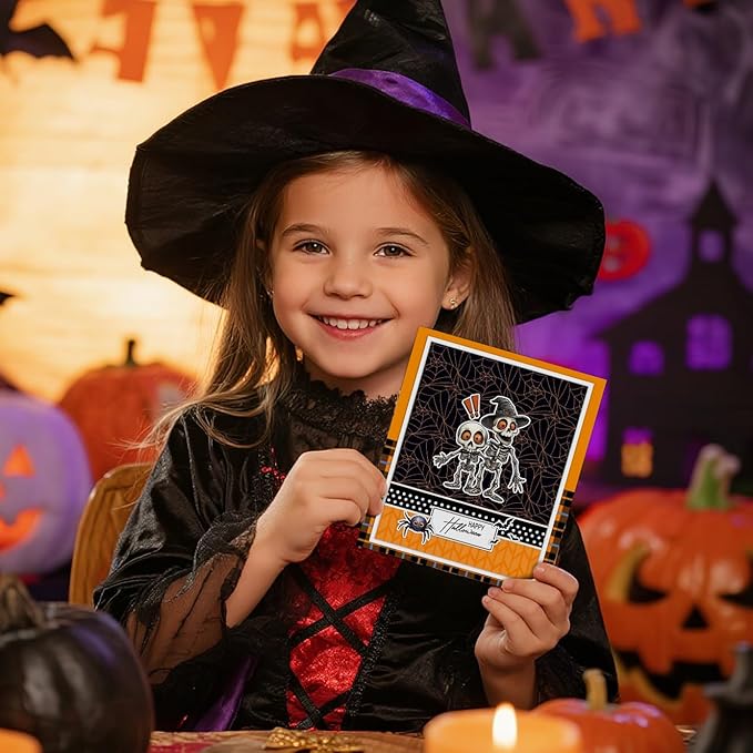 Halloween Clear Silicone stampReusable Stamp - Image 6