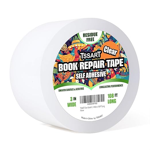 Clear Book Repair Tape by TSSART