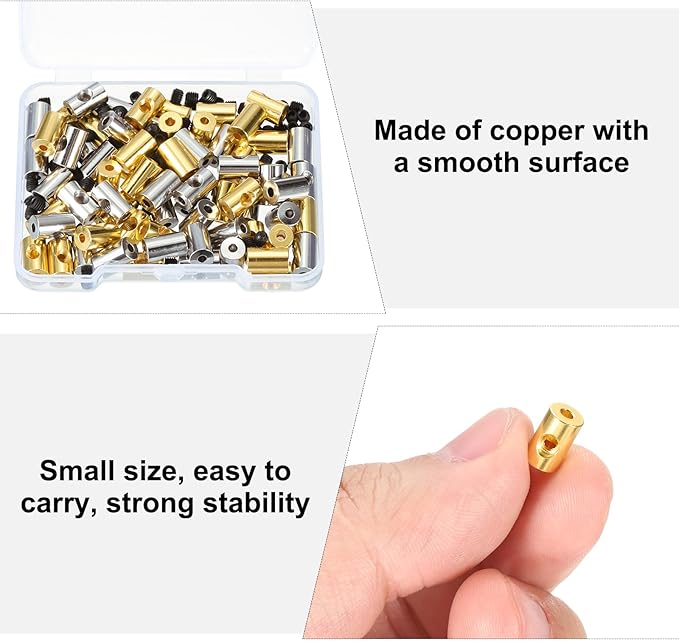 MECCANIXITY 70 Pcs Metal Locking Pin Backs, Locking Pin Keepers Clasp 9mm - Image 5