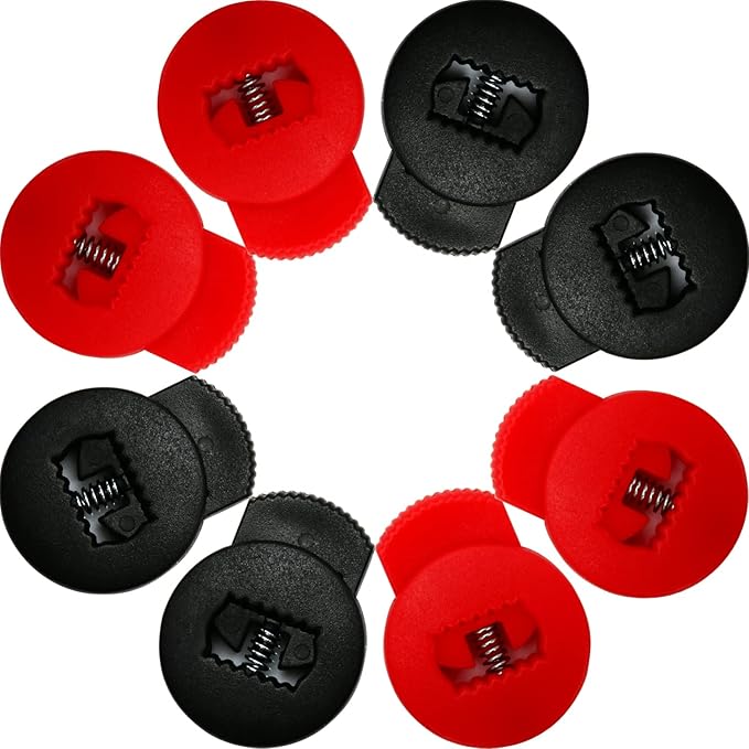 AliBall Glove Locks Baseball, Glove Lace Locks 8 Pack, Never Need Thying Knots Again, Fits All Baseball and Softball Gloves