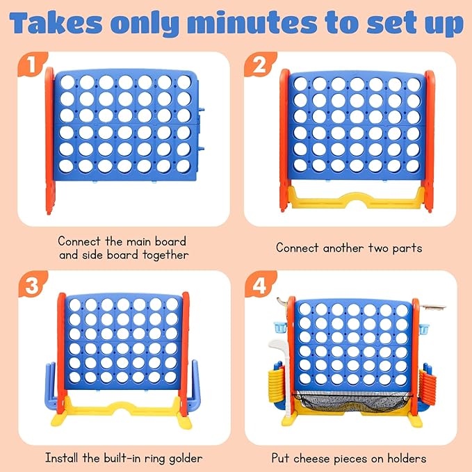 Giant 4 in a Row Connect Game - Image 8