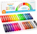 Shuttle Art Tempera Paint Sticks, 32 Colors Solid Tempera Paint by ShuttleArt