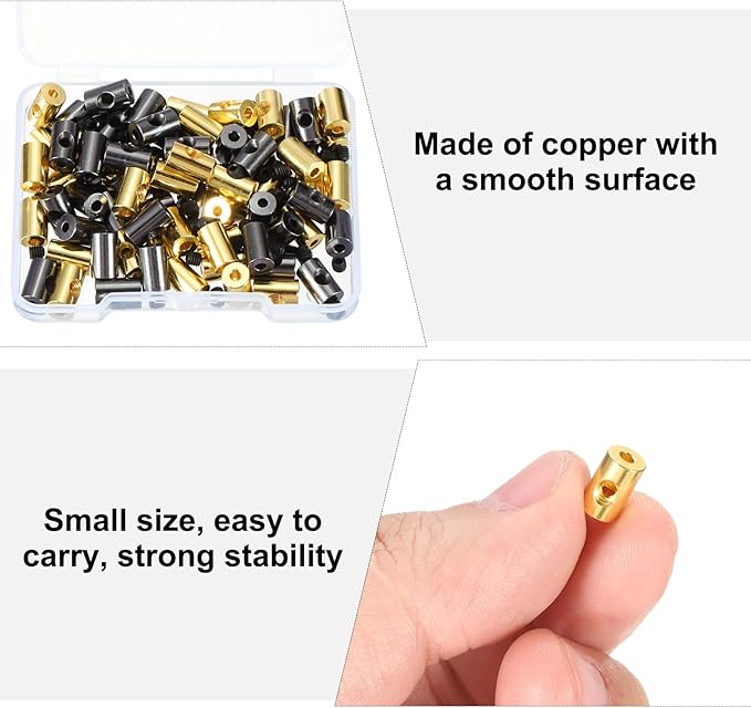 MECCANIXITY 70 Pcs Metal Locking Pin Backs, Locking Pin Keepers Clasp 9mm - Image 5