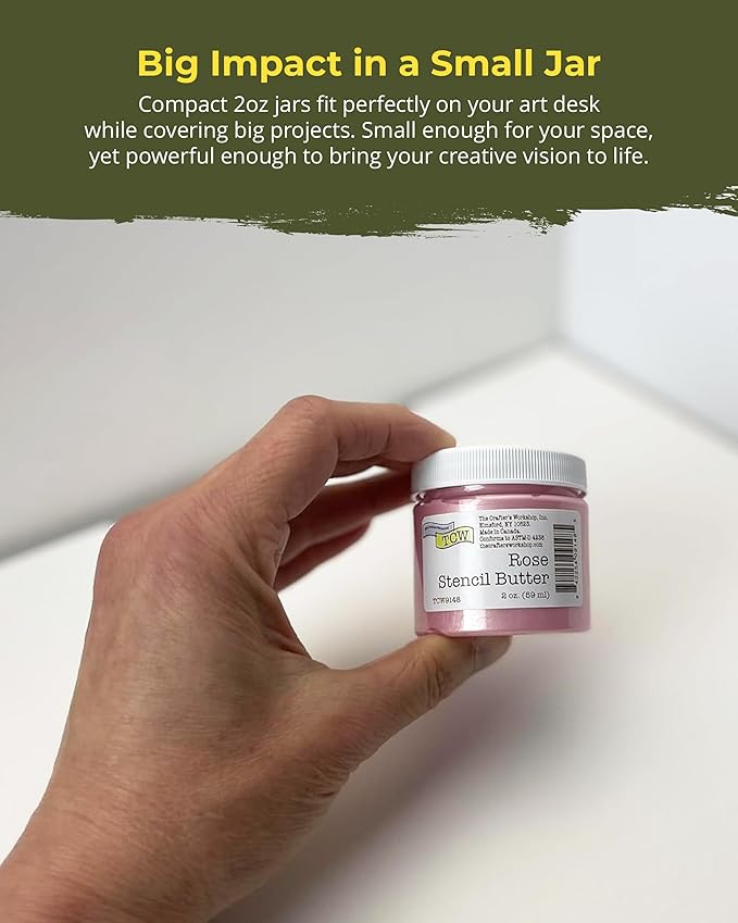 The Crafter's Workshop Stencil Butter Medium, Easy-to-Spread, Adds Shimmer - Image 6