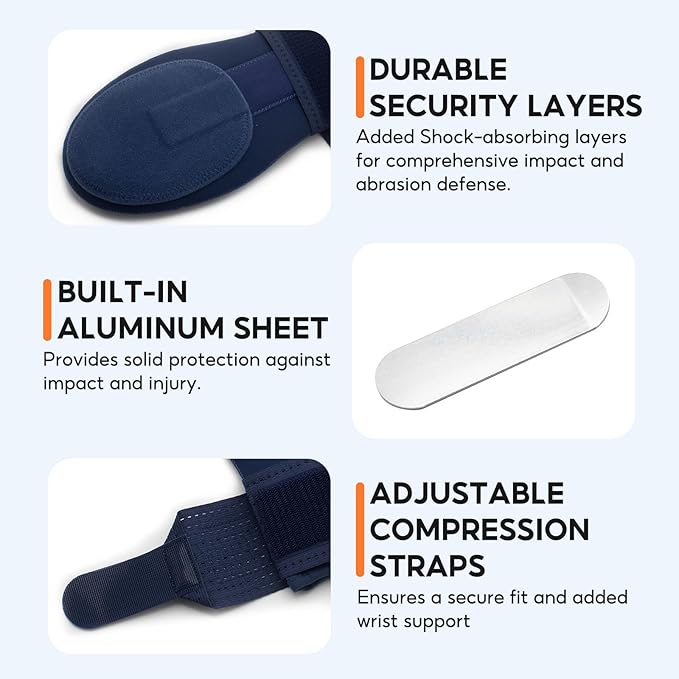 Baseball Sliding Mitt, Youth Ages 6-12 & Teens Adults 12+, Sliding Glove Hand Guard for Baserunning, Hard Shell Ambidextrous Left/Right, Baseball/Softball Compatible, Drip Style