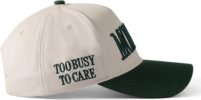 Mommin Hat Womens Trucker Hat for Wife Mothers Day Mom Gifts Vintage Two Tone Adjustable Embroidery Baseball Cap