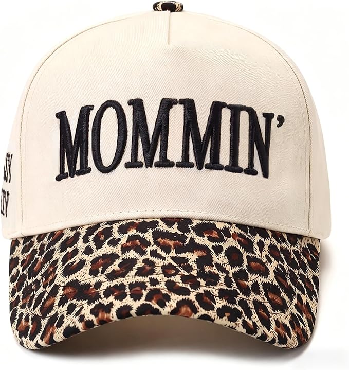 Mommin Trucker Hat, Mothers Day Mom Gifts for Women Baseball Baps Two-Tone Embroidery Mama Hats for Casual Wear