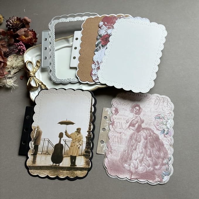 Rectangular Loose-Leaf Lace Die Cuts - Image 4