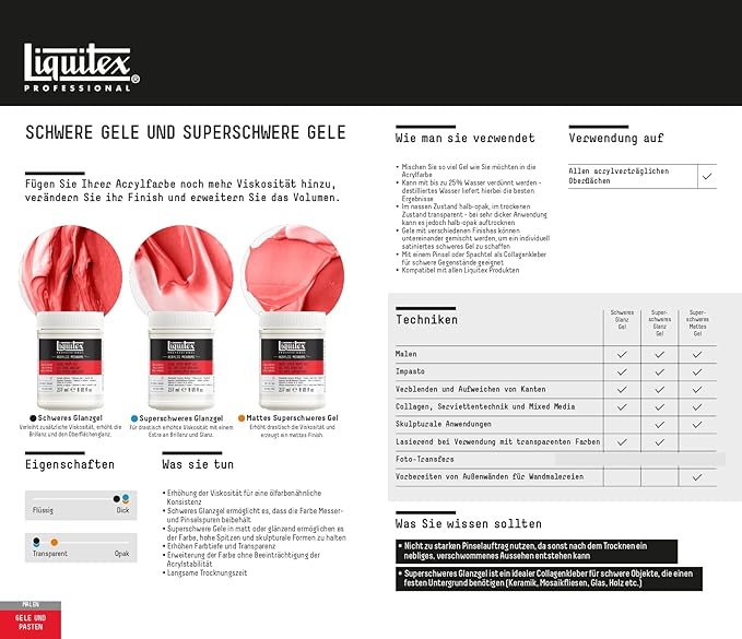 Liquitex Professional Matte Super Heavy Gel Medium - Image 8