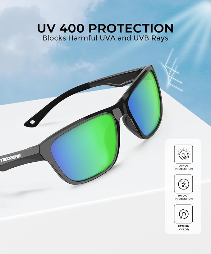 Polarized Running Sunglasses for Women Mens Sun Glasses for Cycling Fishing Driving Golf UV Protection