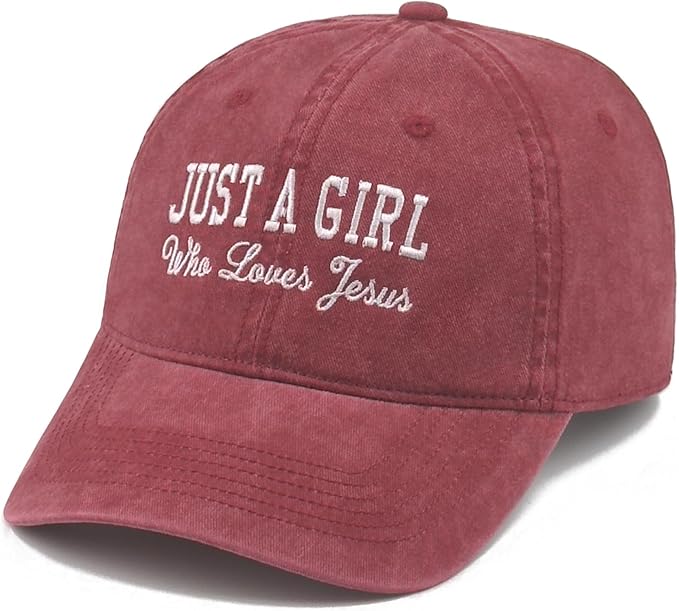 Faith Christian Patriotic Embroidered Baseball Cap, Vintage Cotton Dad Hat for Men Women, Birthday