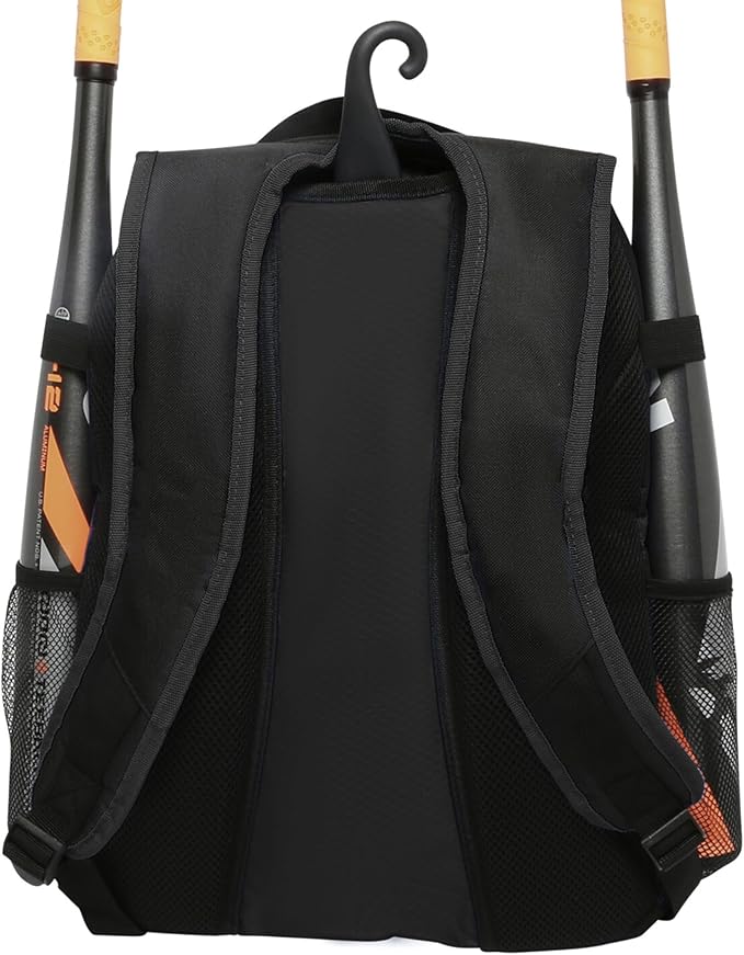 Athletico Youth Baseball Bag - Bat Backpack for Baseball, T-Ball & Softball Equipment & Gear | Holds Bat, Helmet, Glove | Fence Hook