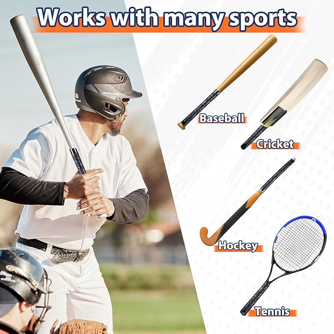 Baseball Bat Grip Tapes 1.5mm Precut and Full Adhesive Softball Grip Tape,Non-Slip Baseball Bat Wrap Tape Religious Cricket Batting Tape Replacement