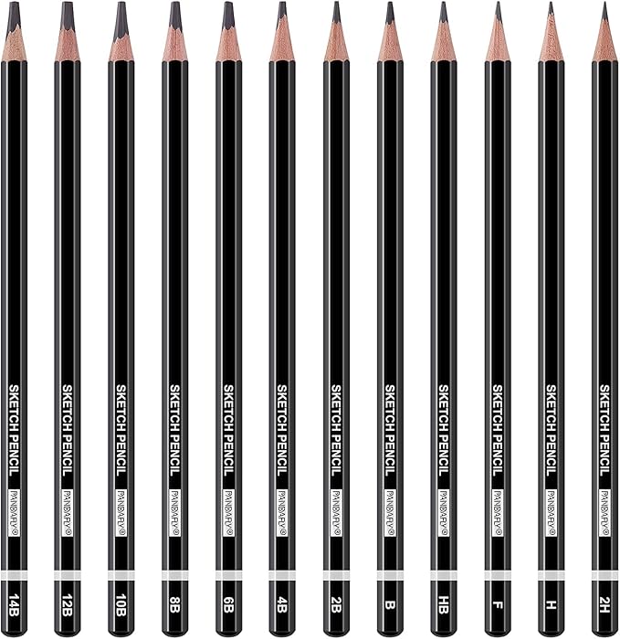 PANDAFLY Professional Drawing Sketching Pencil Set - Image 2